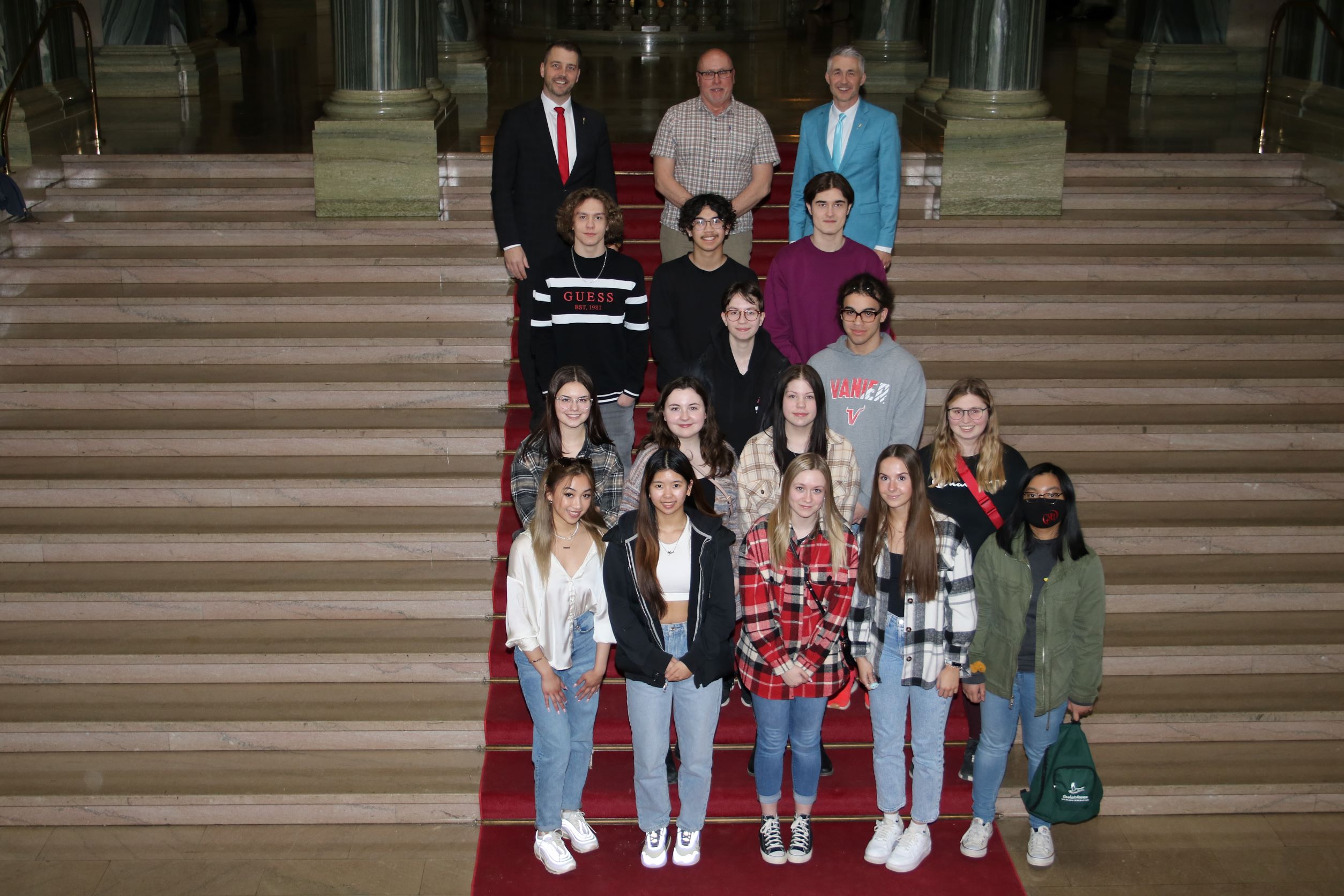 Students from Vanier Collegiate (April 27, 2022)